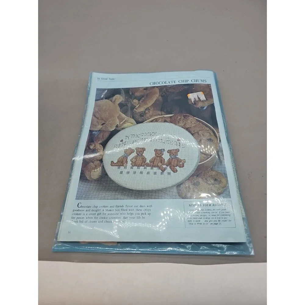 CHOCOLATE‎ CHIP CHUMS  CROSS STITCH PATTERN New